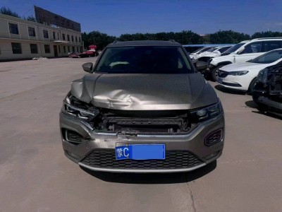 乌海市事故车19年大众探歌事故车1.4自动档-现停放于内蒙古巴彦淖尔市