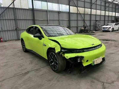 北京事故车23年小鹏汽车P7事故车0.00自动档-现停放于北京