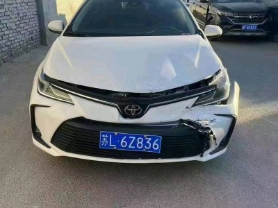 镇江市事故车23年丰田卡罗拉事故车1.5自动档-10月06日停放于北京