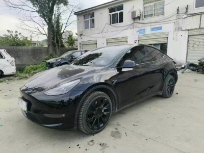 武汉市事故车22年特斯拉MODEL Y事故车0.00自动档-现停放于湖北武汉市