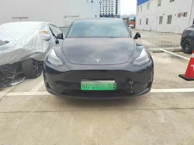 贵港市事故车23年特斯拉MODEL Y事故车0.00自动档-现停放于广西南宁市
